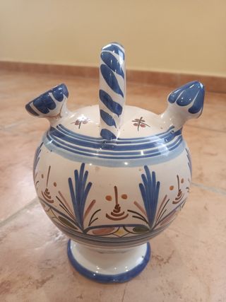 Botijo Cerámica pintado a mano (tara)