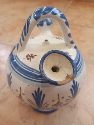 Botijo Cerámica pintado a mano (tara)
