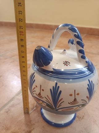 Botijo Cerámica pintado a mano (tara)
