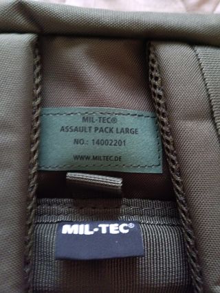 Mochila táctica MIL-TEC 36 l verde