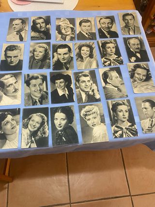 Coleccion tarjeta postal actores vintage