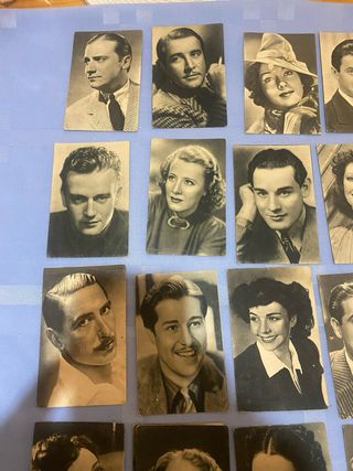 Coleccion tarjeta postal actores vintage