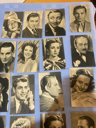 Coleccion tarjeta postal actores vintage