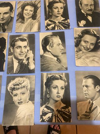 Coleccion tarjeta postal actores vintage