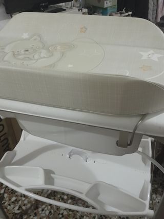Bañera bebé cambiador