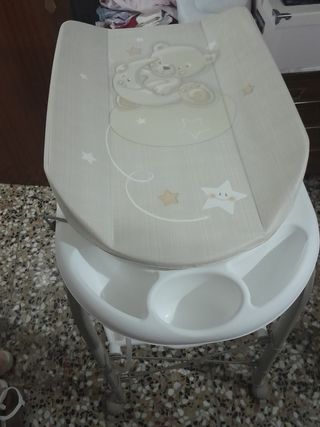 Bañera bebé cambiador