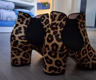 Botines leopardo -talla 38