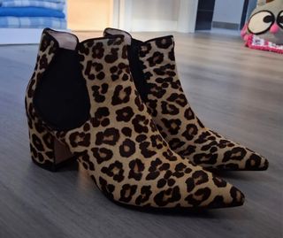 Botines leopardo -talla 38