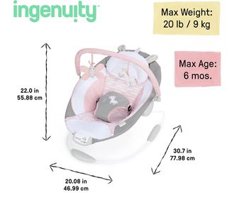 Hamaca Bebé Ingenuity Flora Unicornio