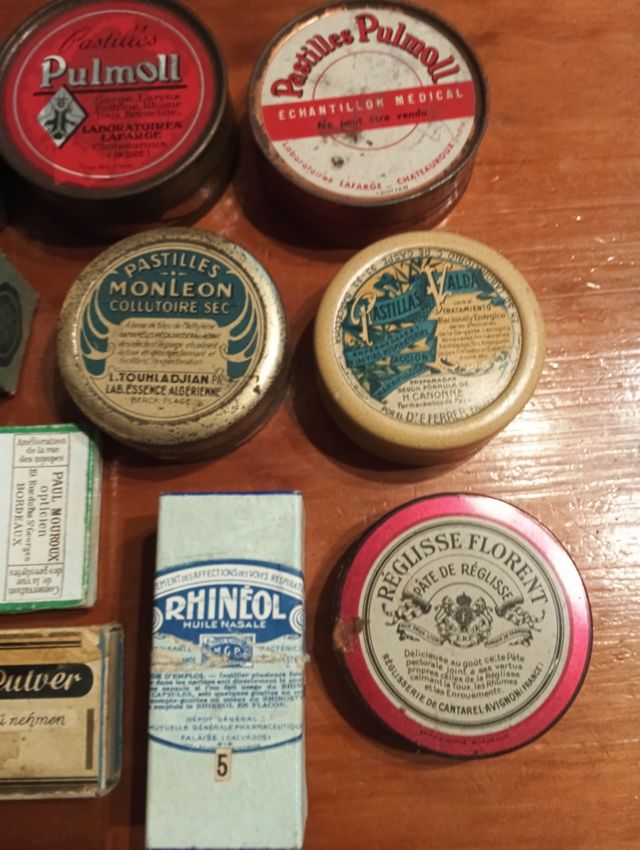 11 scatole antiche da collezione