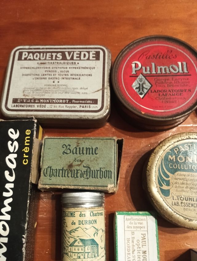 11 scatole antiche da collezione