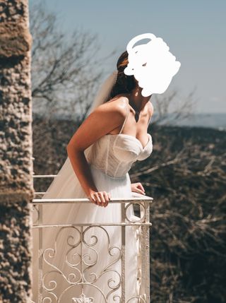 Vestido novia Aire Barcelona talla 38