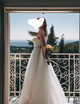Vestido novia Aire Barcelona talla 38