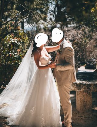 Vestido novia Aire Barcelona talla 38