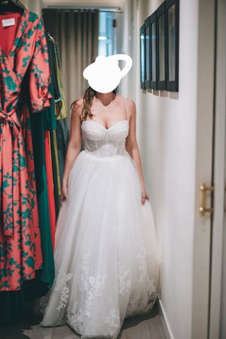 Vestido novia Aire Barcelona talla 38
