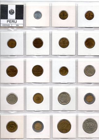 Monedas Perú - Colección (19)