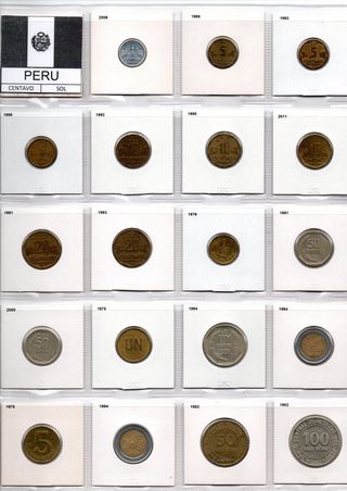 Monedas Perú - Colección (19)