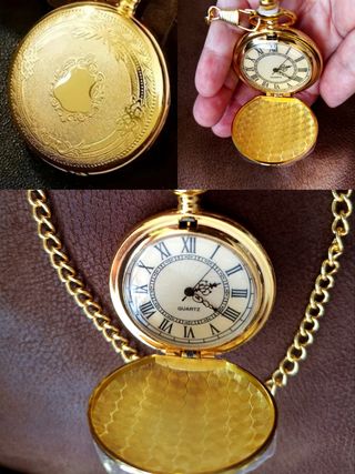 Joyas doradas - Collares y reloj