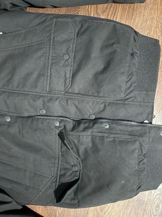 Abrigo negro jack and jones