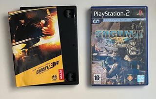 Videojuegos PS2: Socom II & Driver 3