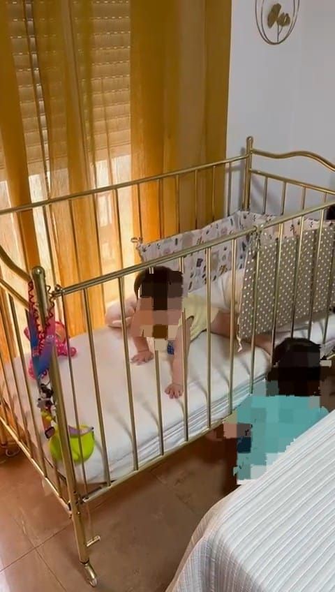 Cuna Bebe Clásica con complementos 