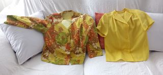 Chaqueta y blusa vintage