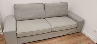 Kivik Ikea, Sofá de 3 plazas, gris, como nuevo