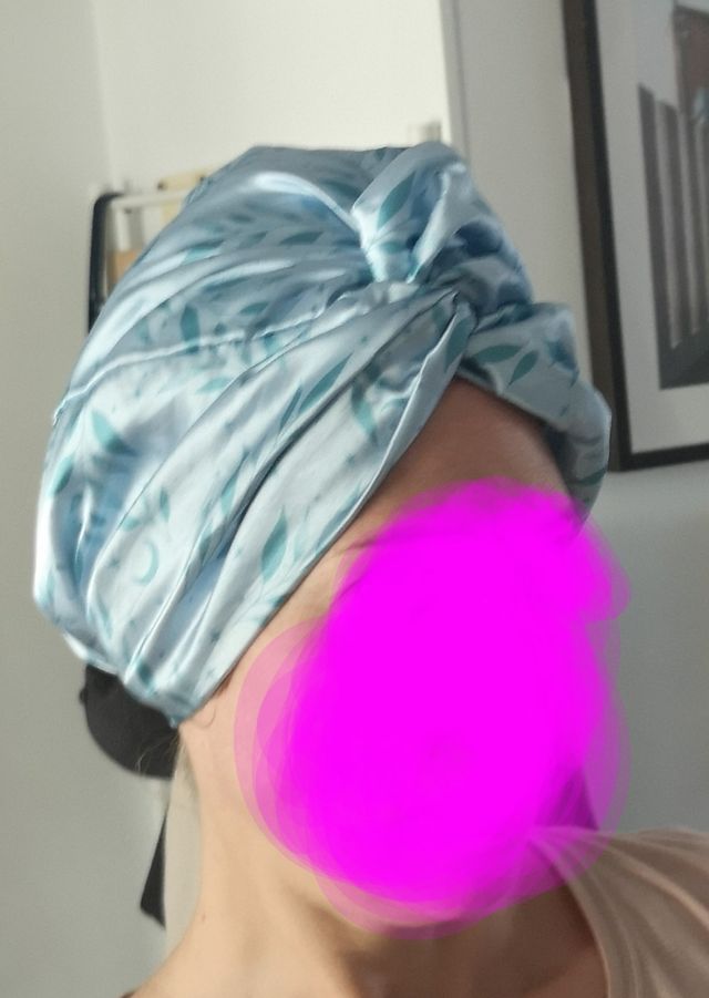 Turbante pelo Ale-Hop azul