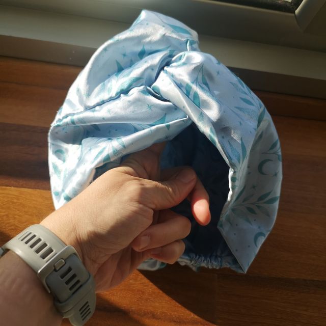 Turbante pelo Ale-Hop azul