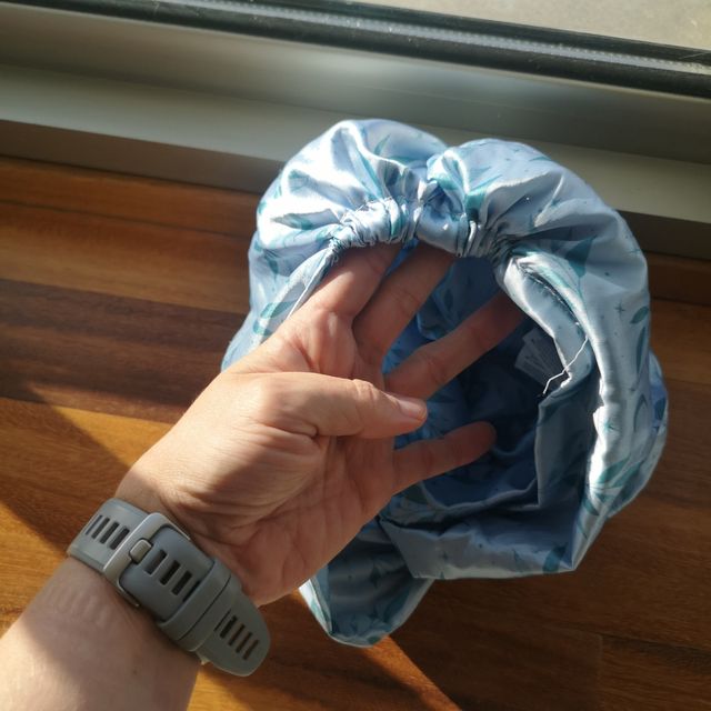 Turbante pelo Ale-Hop azul