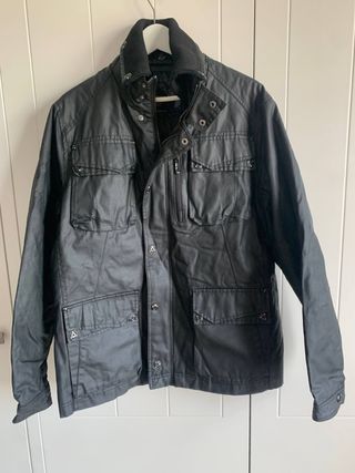 Chaqueta negra hombre