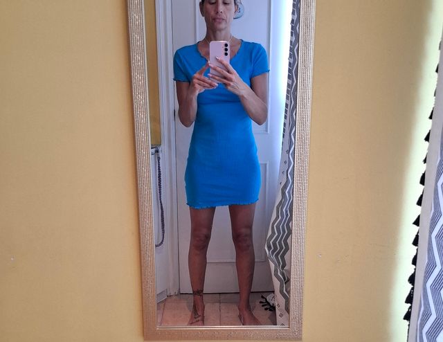 Vestido Shein turquesa - Talla S