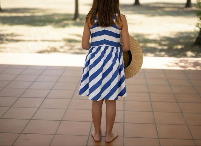 Vestido rayas niña Boboli - 12 años