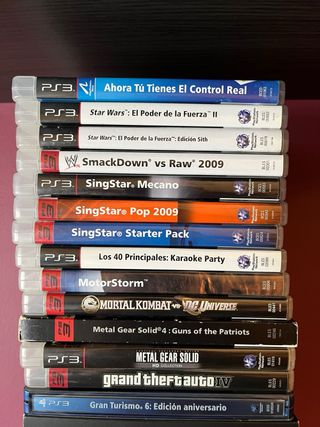 PS3 Súper Slim 500GB - 2 mandos
