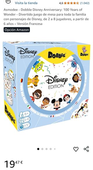 Dobble Disney: juego de mesa