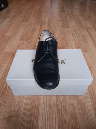 Zapato niño piel negro - talla 38