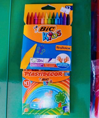 colori BIC Kids Plastidecor x2
