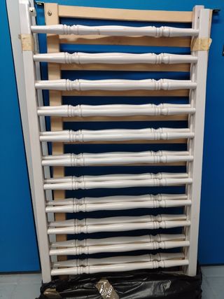 Cuna bebé madera blanca - Colchón
