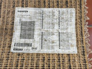 Alfombra Ikea Hampen Beige 133x195cm