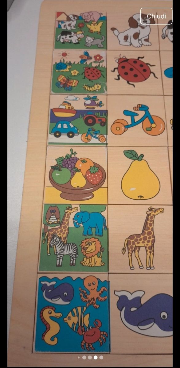 Gioco puzzle in legno - Bambini