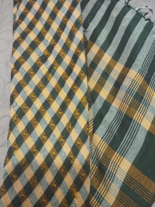 Foulard uomo verde|giallo