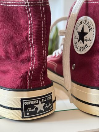 Converse rojas vino - zapatillas altas