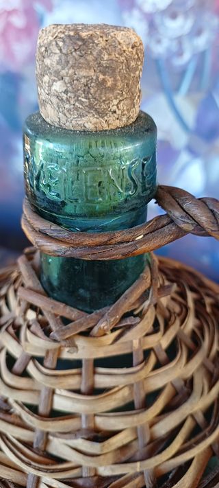 Fiaschetta Vino Vintage in vimini