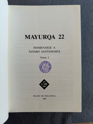 Mallorca Mayurqa 22  Edad Media - Historia de Espa