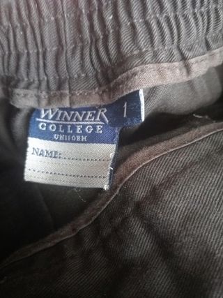 Uniforme Salesianos pantalón gris T 1
