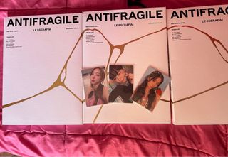 Álbum Antifragile Le Sserafim Set