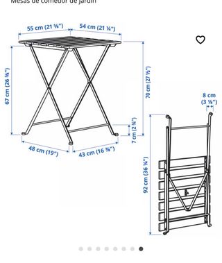 Mesa y sillas madera exterior Ikea
