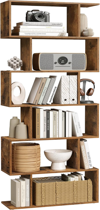 Libreria, Scaffale a 6 Ripiani, 24 x 70 x 191 cm, 