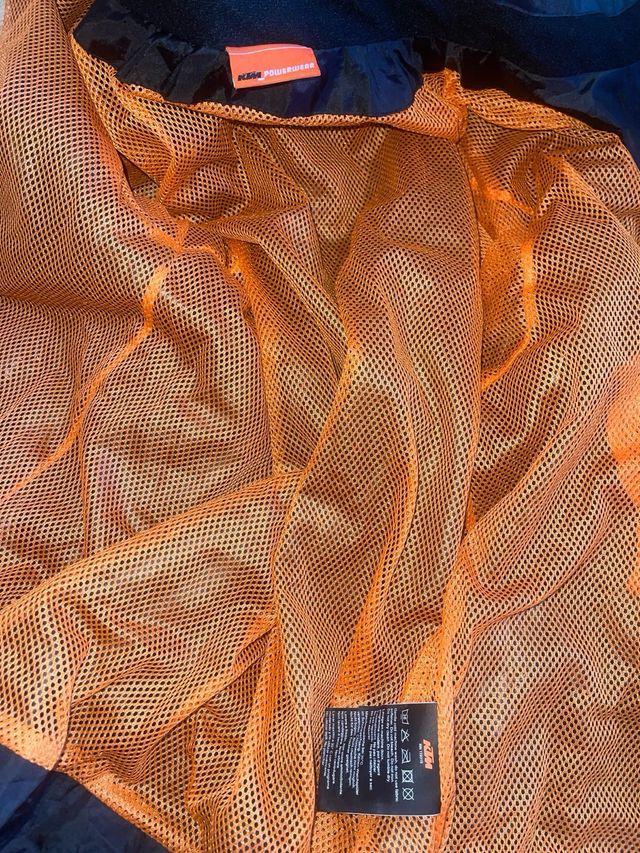 Chubasquero KTM - Negro/Naranja. talla L , Enduro