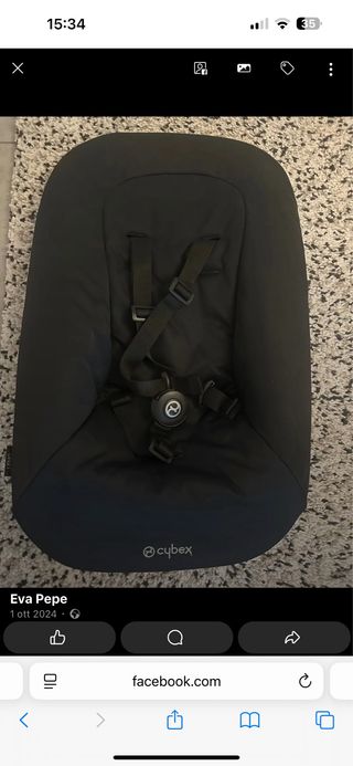 Sdraietta Cybex Lemo - Nero